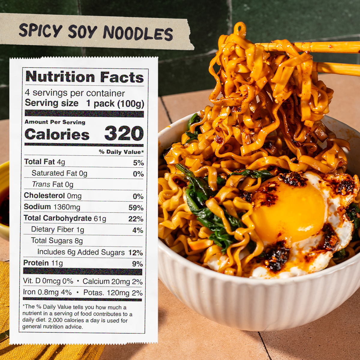 Spicy Soy Noodles | 4 Packs